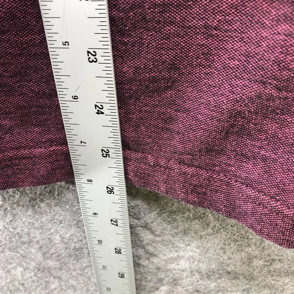 Banana Republic Polo Shirt Mens S Pink Short Sleeve‎ Textured Cotton